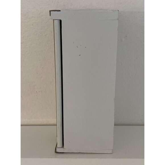 Doll House Miniature White Silver Wood Kitchen Oven Sink Refrigerator 3Pc VTG - Picture 13 of 16